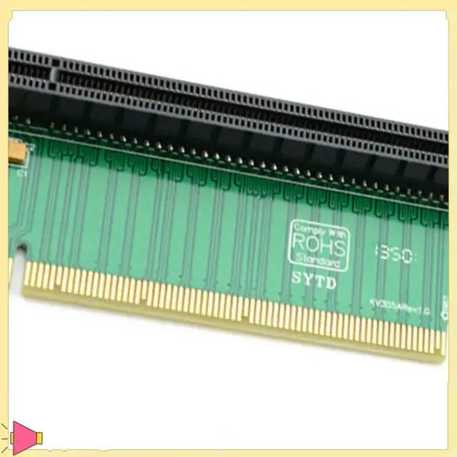Main image of PCI-E PCI Express 16X 90 Degree Adapter Riser Card For 2U Computer Case Chassis PC Converter Expansion Card Components