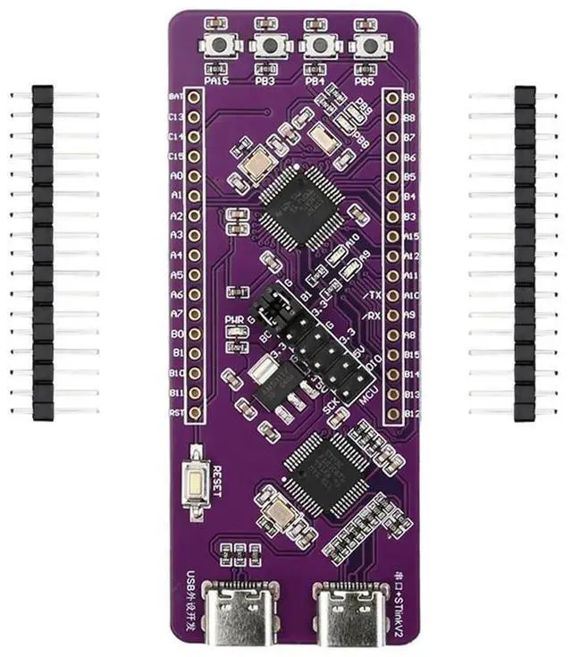 Alt view image 2 of 4 - STM32F103C8T6 Development Board System Board Integration ST-LINK V2 Simulation Burner TTL Serial Port Download