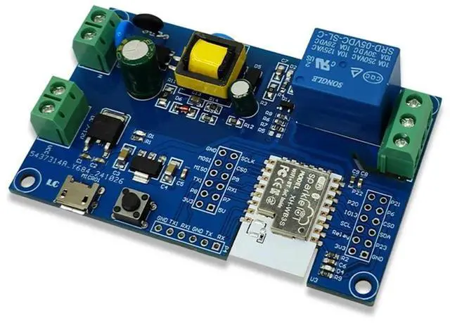 Main image of BK7238 Bluetooth Relay Module Development Board AC/DC Power Supply for Remote Control Home Applications