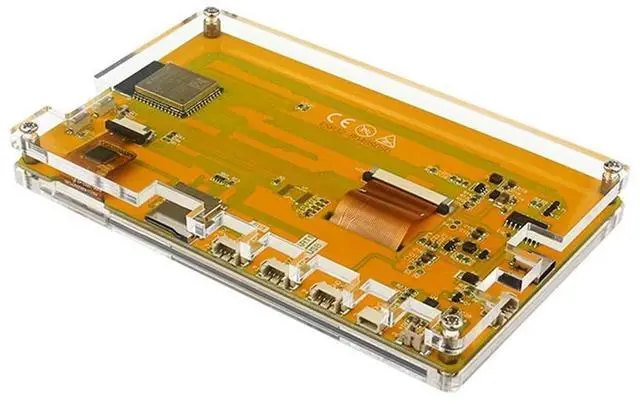 Alt view image 2 of 4 - Transparent Acrylic Case For ESP32-S3 Development Board ESP32 5 Inch 800X480 Display Acrylic Case (No ESP32 Board)