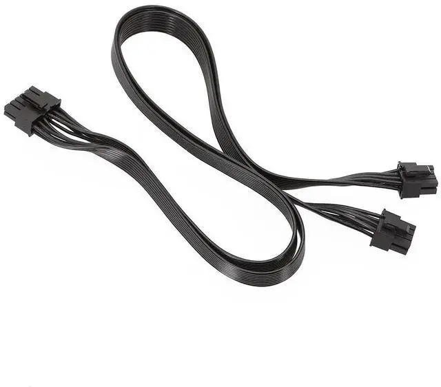 Alt view image 3 of 4 - PSU Graphics Card Line 12Pin To Dual 8Pin(6+2) PCI-E Modular Power Cable For Seasonic P-860 P-1000 X-1050 (60Cm)