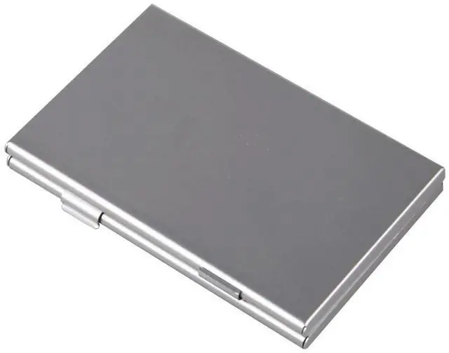 Alt view image 2 of 4 - 15 in 1 Memory Card Holder Aluminum Alloy Portable Case Box SIM Card Case for 14 SIM Card & 1 Cell Phone Eject Pin