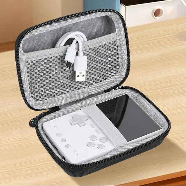 Alt view image 3 of 4 - Hard Carrying Case Shockproof Travel Protective Case Anti-scratch Travel Carry Bag with Mesh Bag Protection Bag for Trimui Brick