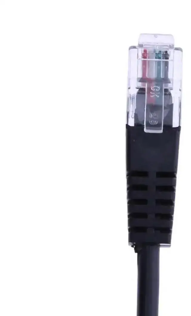 Alt view image 4 of 4 - Black 3.5mm Headset Earphone Audio Cable Female to RJ9 Jack Adapter Convertor PC Headset Telephone