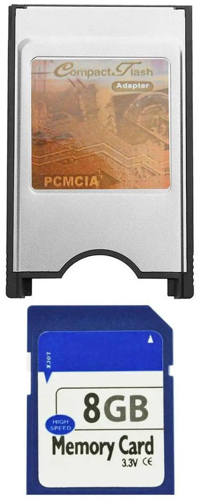 Alt view image 2 of 4 - High Speed PCMCIA Compact Flash 16Bit CF Card Reader Adapter for Laptop PC