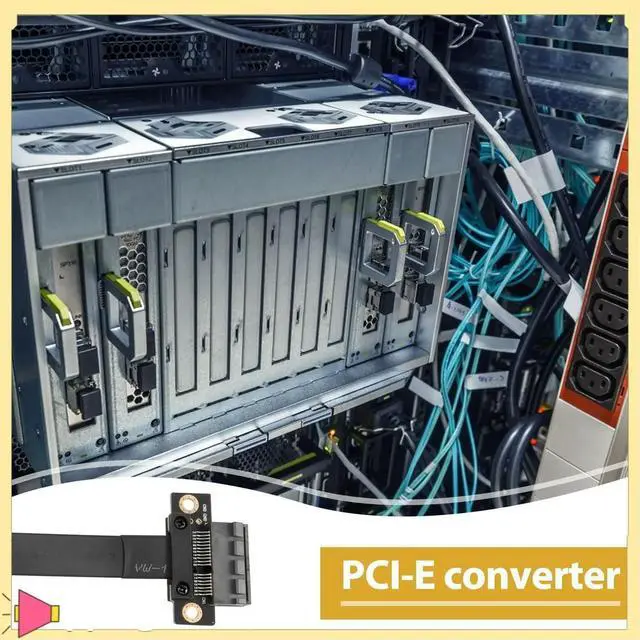 Alt view image 3 of 4 - Pci-E Pci Express 1X To 1X Slot Riser Card Converter Extender Ribbon Adapter Extension Cable Pci-E X1 Gold Plated For Btc Mi