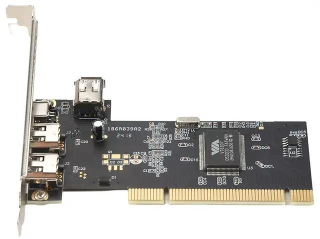Alt view image 2 of 4 - 3 Port IEEE 1394 Firewire Card PCI Firewire Adapter IEEE 1394 PCI Controller Card For Desktop PC