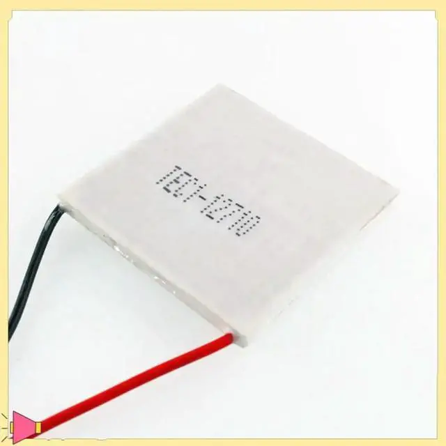 Alt view image 2 of 4 - 2Pcs Elements Peltier TEC1-12710 Thermoelectric Peltier Module 12710 TEC 12V 10A DIY Cooler Peltier TEC1-12710