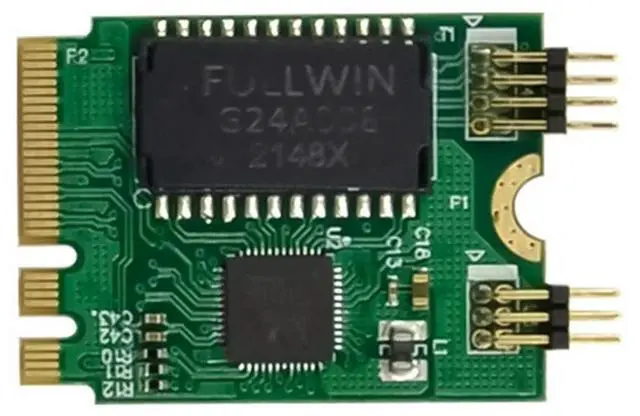 Alt view image 3 of 4 - Mini PCIE Network Card M.2 A+E To RTL8111F Gigabit Ethernet Card Single Port RJ45 Ethernet Network Card