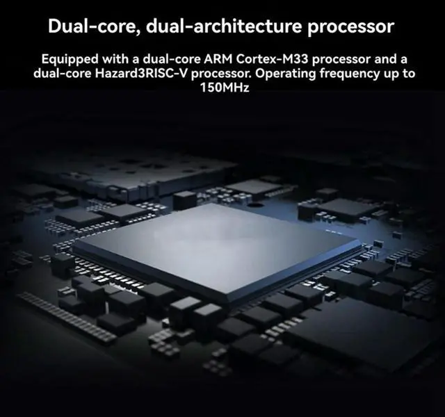 Alt view image 3 of 4 - RP2350-USB-A Mini Development Board 2Mb Flash Core Board Compatible with USB 2.0/1.1 Transmission