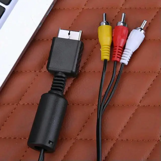 Alt view image 3 of 4 - Audio Video AV Cable Cord Wire 1 to 3 RCA TV Lead for for PS1 PS2 for PS3 Console Cable TV Game Accessories