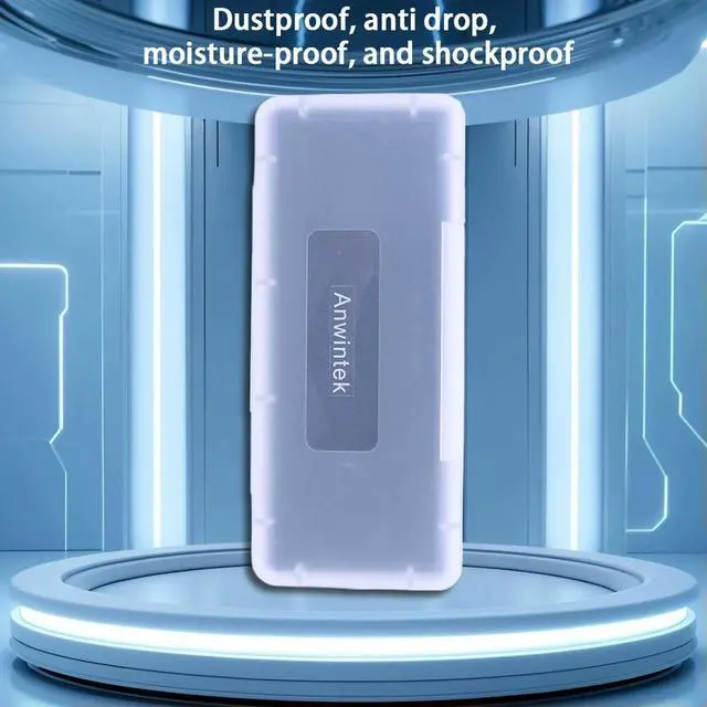 Alt view image 3 of 4 - 6 in 1 Transparent Mini SD Memory Cards Protective Case Waterproof Plastic SD Card Case Shockproof SD Card Holder for 6 SD Cards