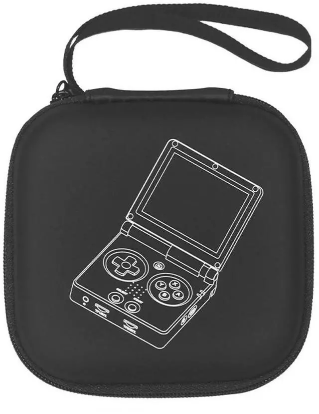Alt view image 4 of 4 - Handheld Game Console Case Shockproof Protective Bag with Handle Console Carrying Bag for ANBERNIC RG35XXSP Retro Game Console