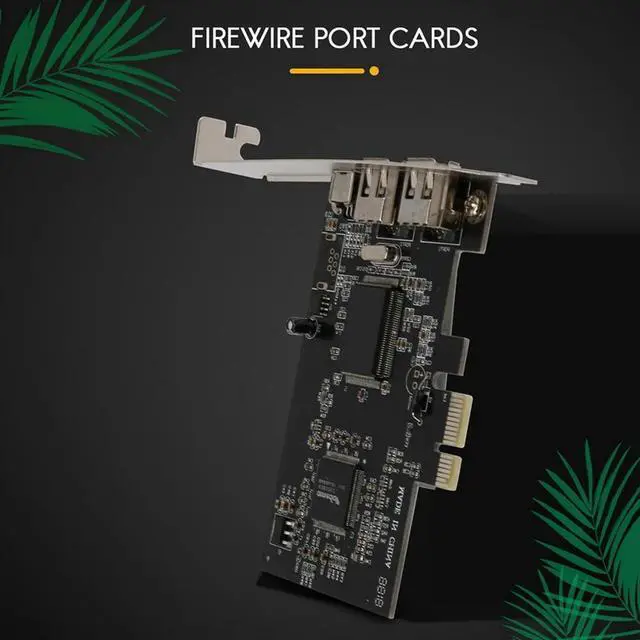 Alt view image 2 of 4 - 1394 Firewire Card,Pcie 3 Ports 1394A Firewire Expansion Card, PCI Express To External IEEE 1394 Adapter Controller
