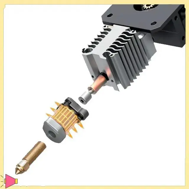 Alt view image 4 of 4 - High-Temperature Resistance Hotend Heater Block,High-Speed Assembled Extruder Hot End Kit For Ender 3 V3 SE 3D Printer