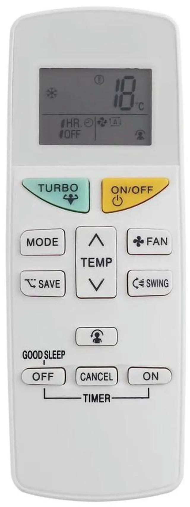 Alt view image 2 of 4 - Air Conditioner Remote Control ARC470A1 A/C Controller Universal Replacement for DAIKIN ARC470A11 ARC470A16 ARC469A5