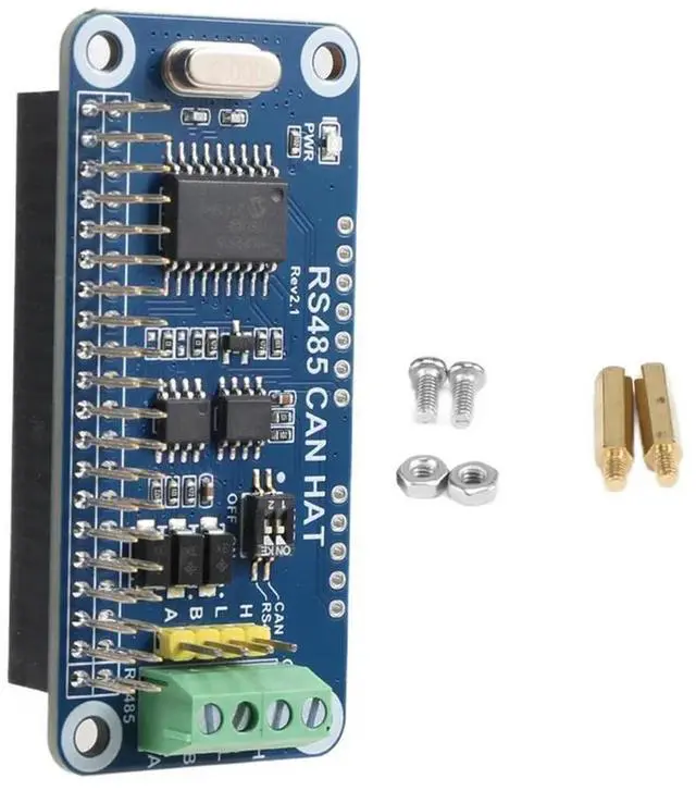 Alt view image 2 of 4 - Waveshare RS485 CAN HAT For Raspberry Pi Allows Stable Long-Distance Communication Supports Raspberry Pi Series Boards