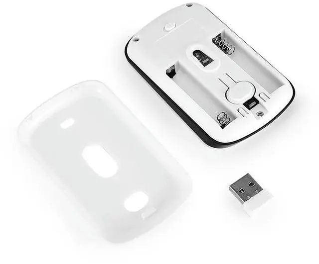 Alt view image 4 of 4 - For Laptop 2.4Ghz Wireless Ultra-Thin Touch Mouse Mini Full Touch Portable Office Business Mause Mouse Ergonomic Mice