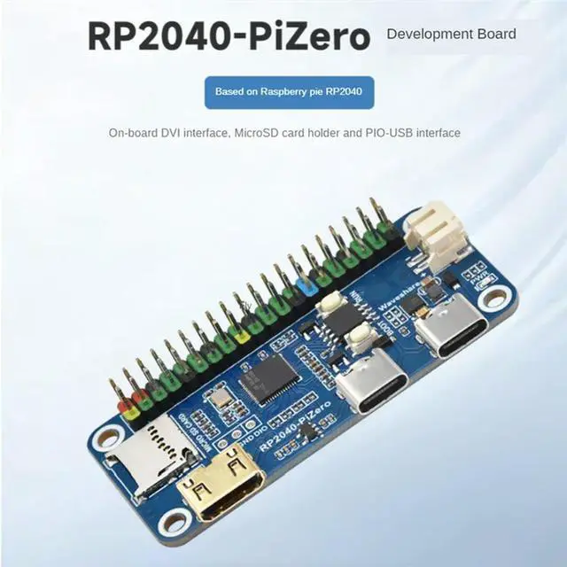 Alt view image 4 of 4 - Development Board RP2040-Pizero Based On RP2040 Dual-Core Processor Compatible With Raspberry Pi Gpio Interface Module