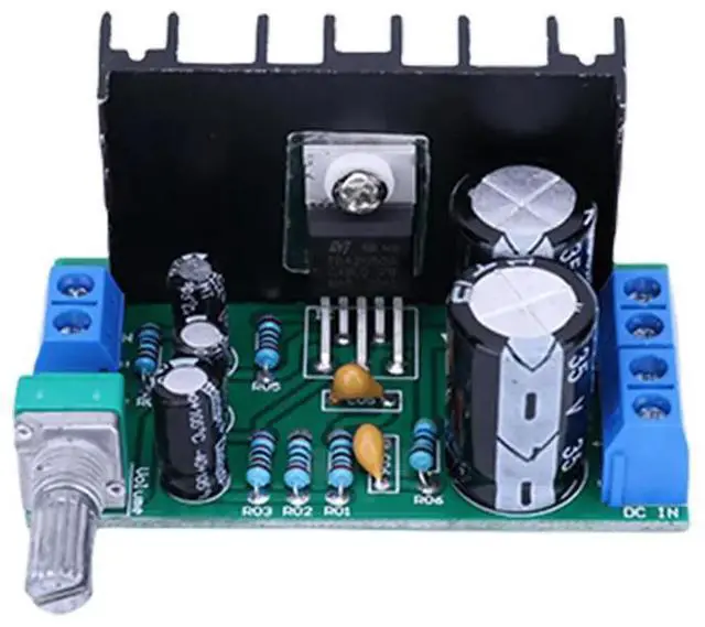 Alt view image 4 of 4 - TDA2050 Mono Audio Power Amplifier Board 10-100W Stereo Amplifier Board 1-Channel Stereo Power Amplifier DC/AC 12-24V
