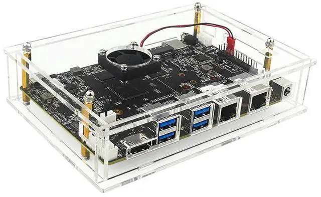 Main image of For Banana Pi F3 BPI-F3 Acrylic Case Transparent Shell Protective for Banana Pi BPI-F3 Development Board with Fan