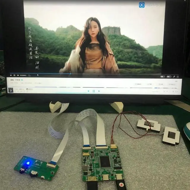 Alt view image 4 of 4 - 2 Type C HDMI-Compatible Controller Board for 11.6 13.3 14 15.6 17.3 Inch 1920x1080 30Pin 40Pin EDP LCD Screen