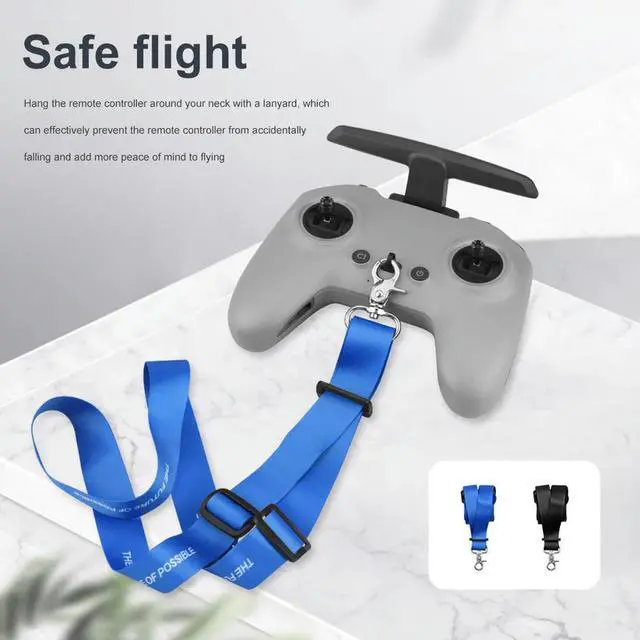 Alt view image 4 of 4 - Safety Hanging Sling Belt Adjustable Neck Shoulder Sling Strap Anti-lost Accessories for FPV/Avata Remote Controller
