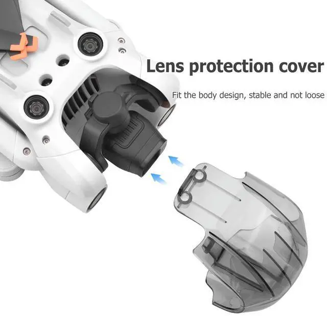 Alt view image 2 of 4 - Gimbal Protector Lens Cover Drone Protective Gimbal Lock Cover Camera Lens Cap Cover for Mini 3 Pro Drone  Accessory