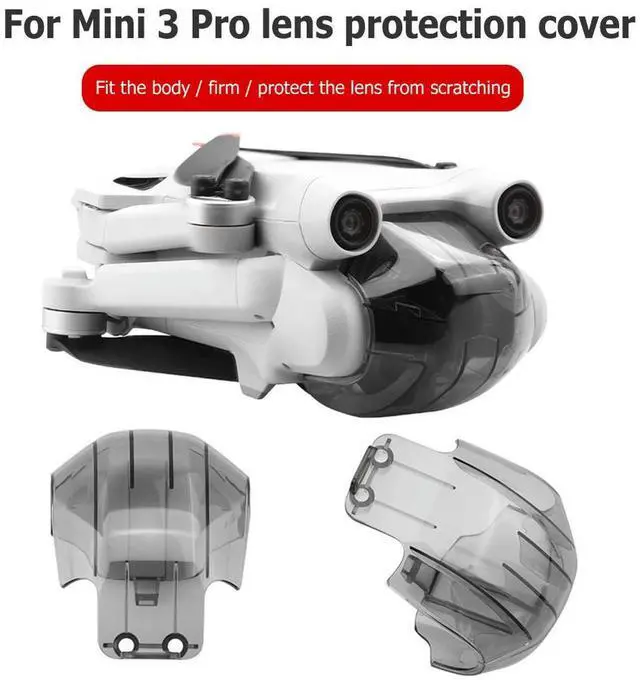 Alt view image 4 of 4 - Gimbal Protector Lens Cover Drone Protective Gimbal Lock Cover Camera Lens Cap Cover for Mini 3 Pro Drone  Accessory