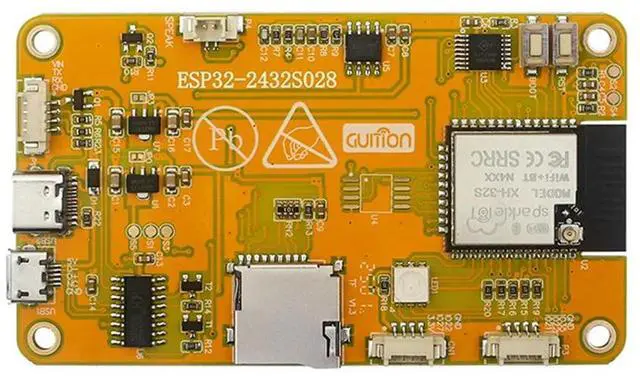 Alt view image 3 of 4 - ESP32 Development Board 2.8 Inch Touch Display for LVGL Bluetooth 240x320 Screen LCD TFT Module