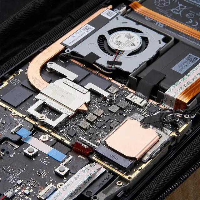 Alt view image 4 of 4 - Cooling Thermal Pad Antioxidant Copper Heatsink Thermal Pad Heat Sink Sheet for Steam Deck M.2 2230 for Steam Deck Game Consoles