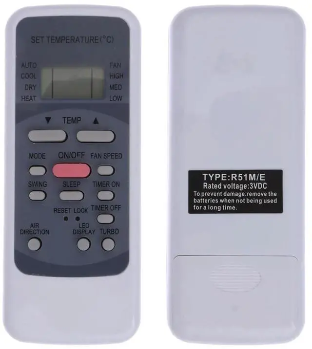 Alt view image 4 of 4 - Air Conditioner Remote Control Air Conditioner Remote Controller for Midea R51M/E