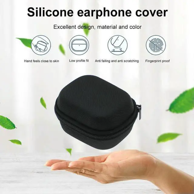 Alt view image 2 of 4 - EVA Headphones Carrying Case with Mesh Pocket & Carabiner Hard Case Zippers Pouch for Bang&Olufsen Beoplay EX Wireless Earphones