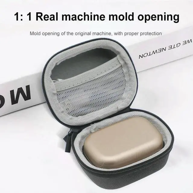 Alt view image 3 of 4 - EVA Headphones Carrying Case with Mesh Pocket & Carabiner Hard Case Zippers Pouch for Bang&Olufsen Beoplay EX Wireless Earphones