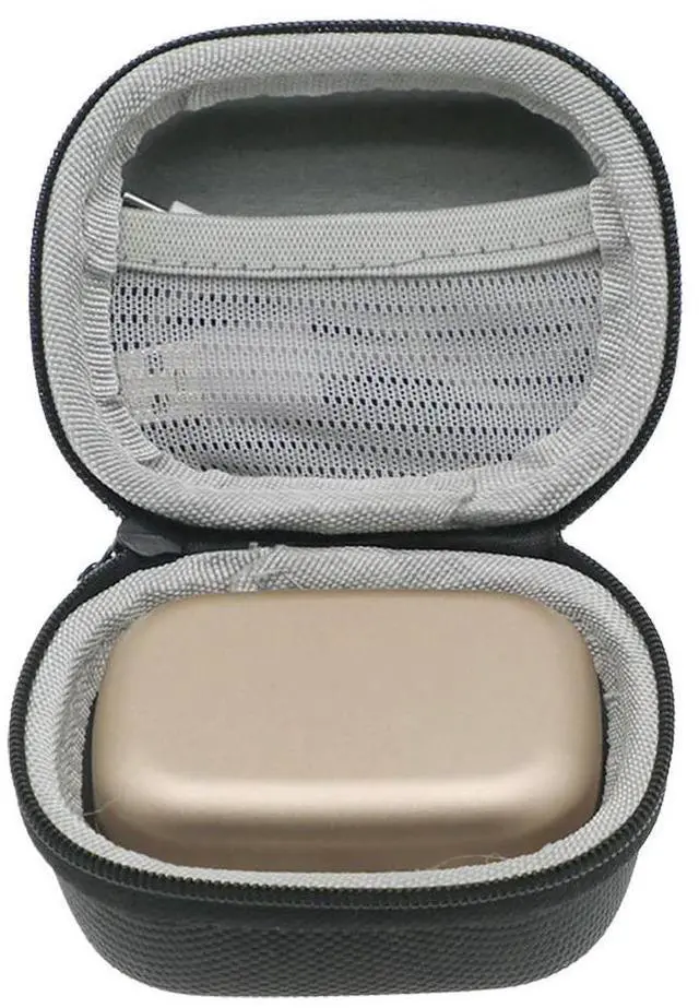 Alt view image 4 of 4 - EVA Headphones Carrying Case with Mesh Pocket & Carabiner Hard Case Zippers Pouch for Bang&Olufsen Beoplay EX Wireless Earphones