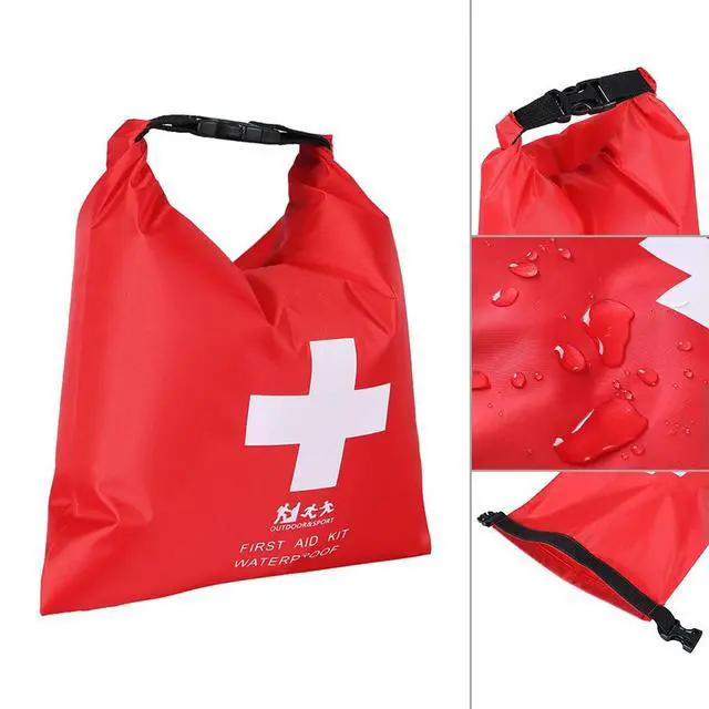 Alt view image 3 of 4 - 1.2L Emergency Kits Bag Elastic Emergency Medical Kit  Portable Emergency Supplies Pouches for Climbing Trekking