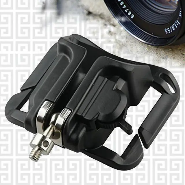 Alt view image 2 of 4 - Quick Strap Waist Belt Buckle Button Mount Clip DSLR Camera Waist Belt Buckle Quick Release Button for DSLR Camera