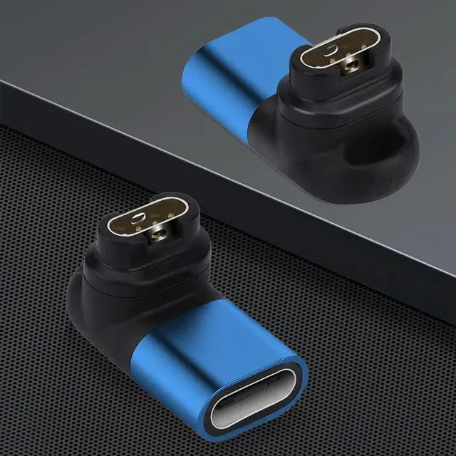 Alt view image 2 of 4 - Type C Charger Base Adapter Replacement Charging Connector Watch 90 Degree Elbow Accessories for Garmin Fenix 7/7S/7X/6