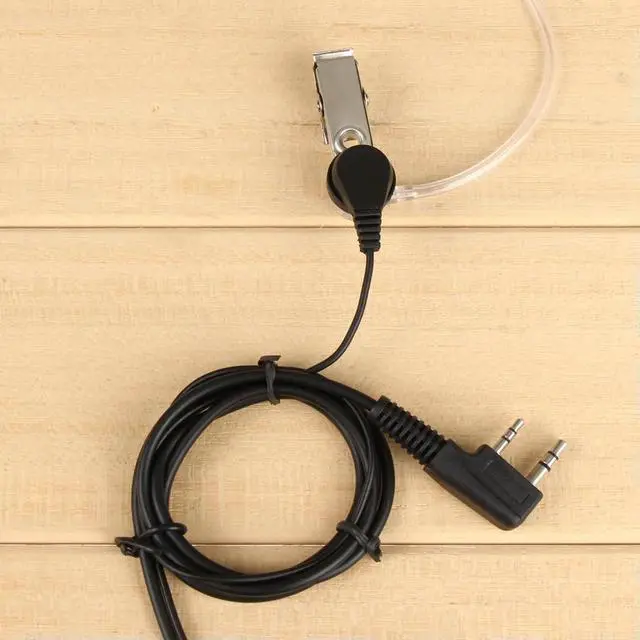 Alt view image 4 of 4 - 2 Pin Walkie Talkie Earpiece Headset Multifunctional PTT Mic Earphone Walkie Talkie Headset Privacy for Kenwood Radio