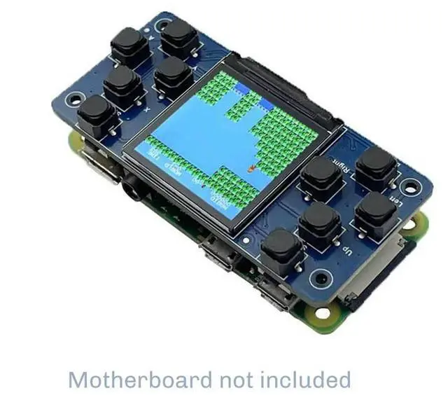 Alt view image 2 of 4 - 1.3inch LCD Display Screen with Game Button & Audio Buzzer for Raspberry Pi Zero, 4B, Pi 5, RP2040-PiZero