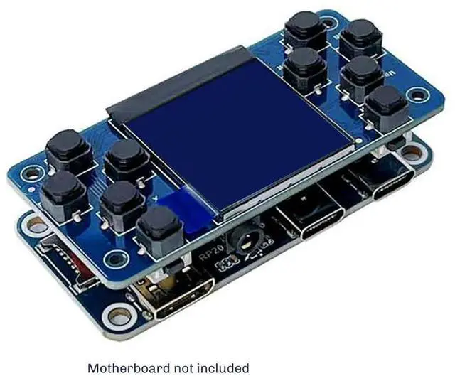 Main image of 1.3inch LCD Display Screen with Game Button & Audio Buzzer for Raspberry Pi Zero, 4B, Pi 5, RP2040-PiZero