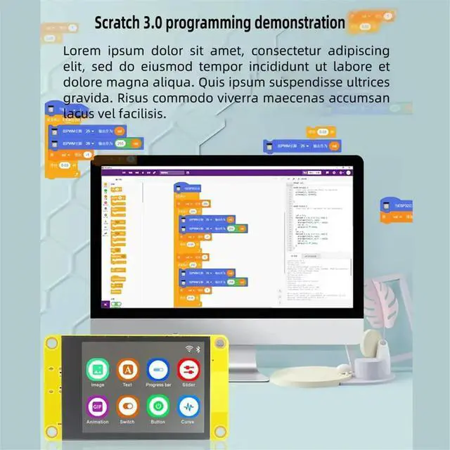 Alt view image 4 of 4 - ESP32 LVGL &Bluetooth IOT Development Board 2.2inch Display Screen LCD TFT Module with Touch