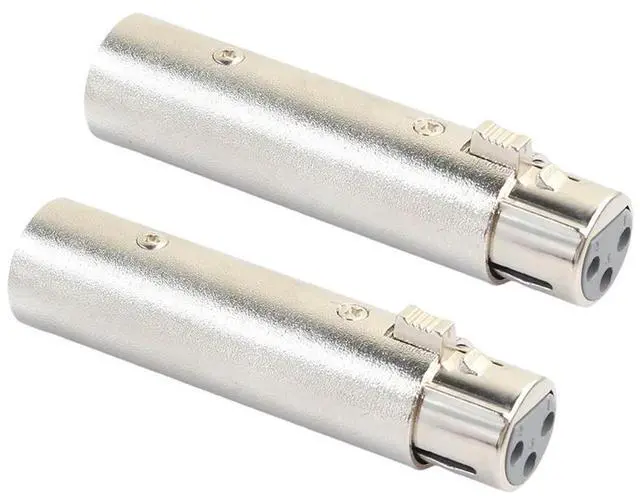 Main image of 2x XLR 3Pin Male to Female Phase Reversal Adapter Plug Socket Cable Connect
