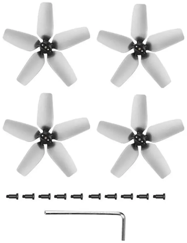 Alt view image 3 of 4 - 4pcs Drone Propeller Props Lightweight Propeller Wings Blades Noise Reduction Replacement Parts for Avata Drone Accessories