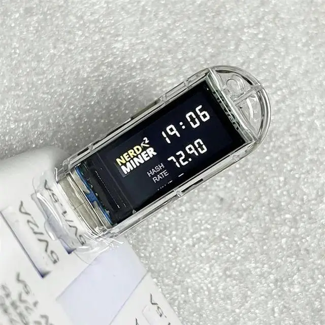 Main image of Mini USB Mining Machine Nerdminer V2 74KH/S USB BTC Crypto Miner Solo Lottery Miner BTC Solo Miner With Display