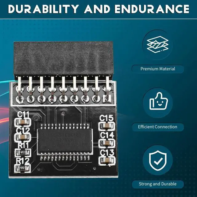 Alt view image 4 of 4 - TPM2.0 Security Module for As.Rock LPC 18 Pin Motherboards TPM Module for Rack