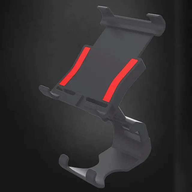 Alt view image 2 of 4 - Controller Holder Mount Multi Clamp Bracket Rotatable Wireless Handle Grip Stand Black Handle Support Frame for SwitchPro /NSPro