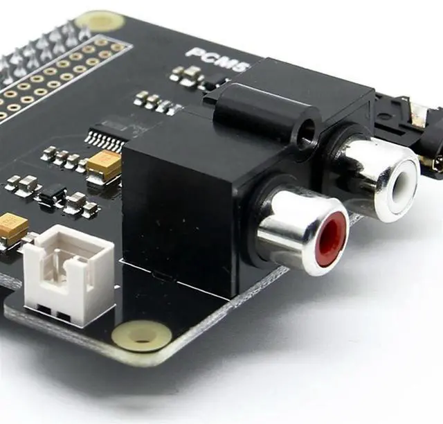 Alt view image 4 of 4 - Expansion Board HiFi DAC+ Full-HD Audio PCM5122 Chip 24-Bit Expansion-Board for Raspberry Pi 3 Model B/2B/B+/A+