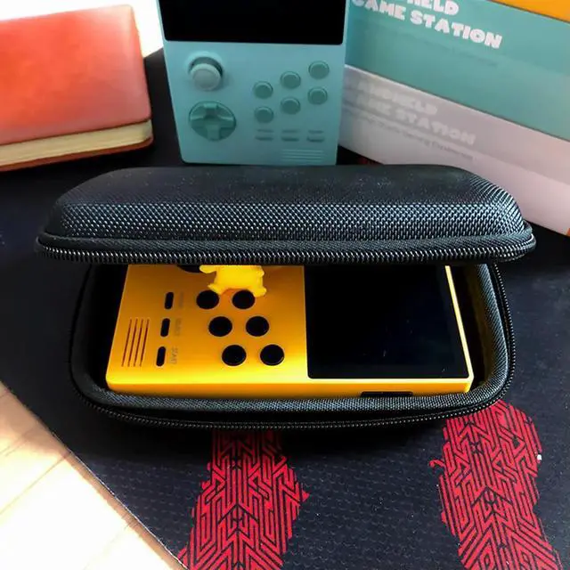 Alt view image 3 of 4 - Portable Retro Game Console Bag Dust-Proof Carry Case Console Bag Carrying Case for RG351v Protective Box