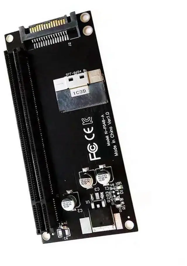 Alt view image 4 of 4 - SFF-8654 8I To Pcie 4.0 X16 External Graphics Card Adapter For Mainboard DIY Computers Accessories